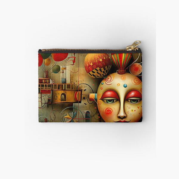Item preview, abstract girl with balloons and spheres designed and sold by EG Creativity Art.