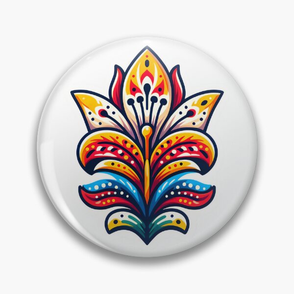 Item preview, Vibrant Kashubian Majesty: A Blossom of Folklore in Poland's Heart designed and sold by DesignPoland.