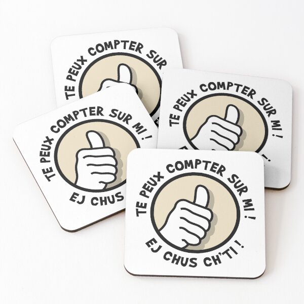 Item preview, You can count on mi, ej chus Ch'ti! designed and sold by humour-chti.