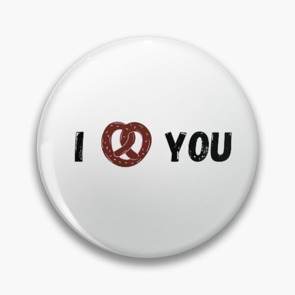 Item preview, I love you, pretzel designed and sold by blueberryduck.
