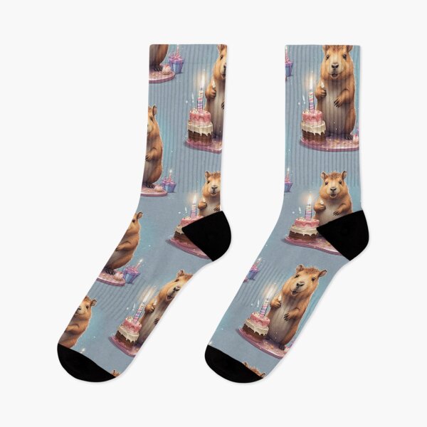 Item preview, Capybara Birthday designed and sold by Mandala108.