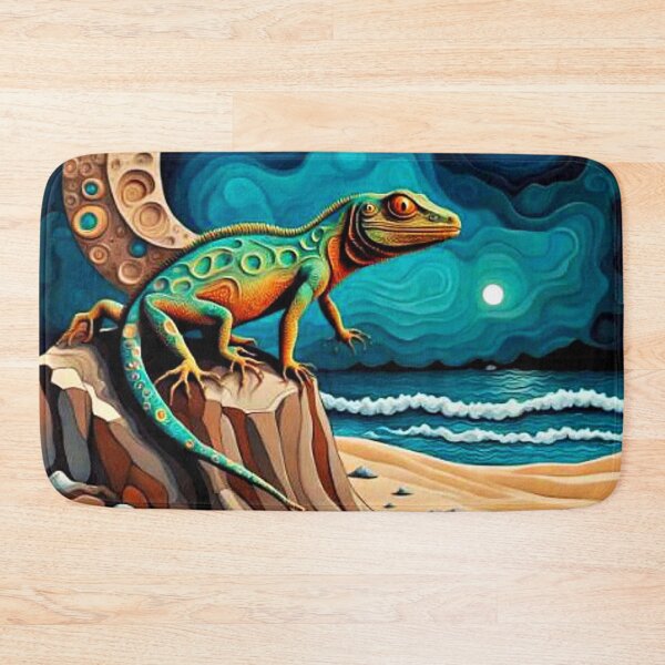 Item preview, The Lizard waits designed and sold by George Hutton Hunter.