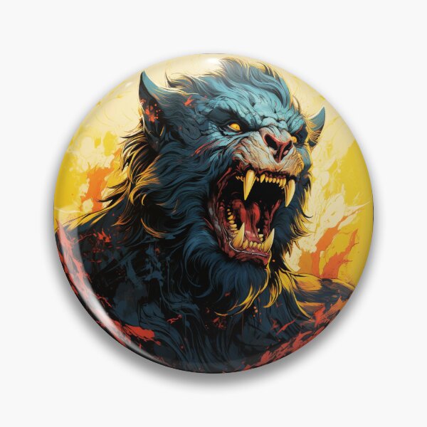 Item preview, Watercolor Roaring Wolf Art - Majestic Wildlife Design designed and sold by JustArtDesign9.