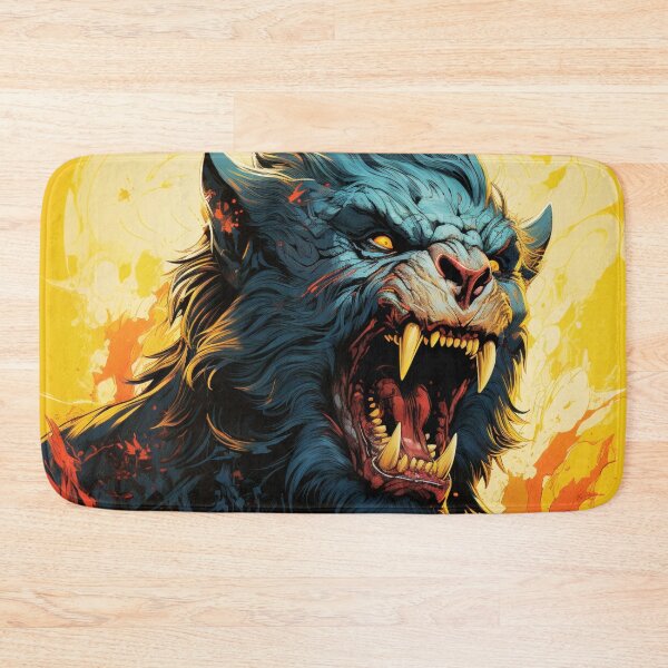 Item preview, Watercolor Roaring Wolf Art - Majestic Wildlife Design designed and sold by JustArtDesign9.