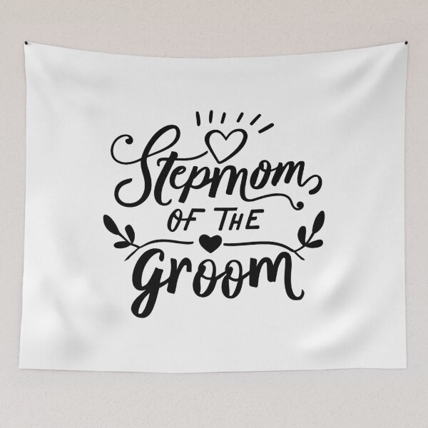 Item preview, Stepmom of the Groom (black design) designed and sold by EmeraldeaArt.