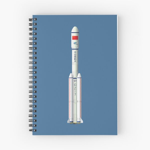 Item preview, Long March 7 Spiral Notebook designed and sold by astrokovacs.