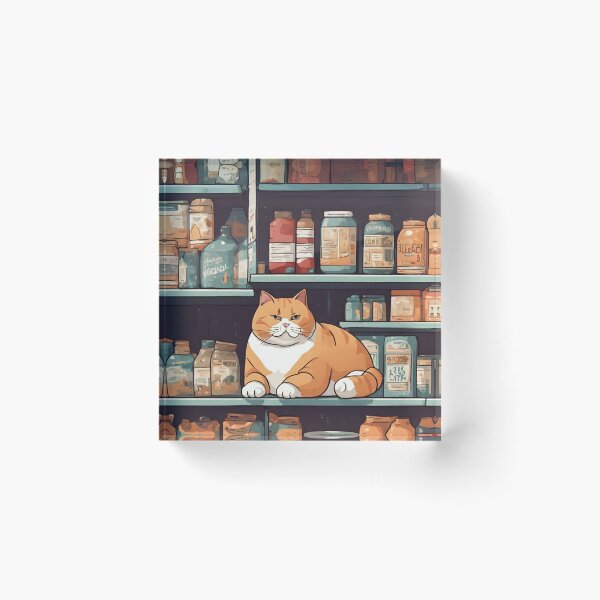 Item preview, Bodega cat #4 designed and sold by BoxcarDesigns.
