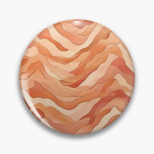 Item preview, Wave Pattern -  Orange Mountain Wave ; Curved Line designed and sold by PatternInArt.