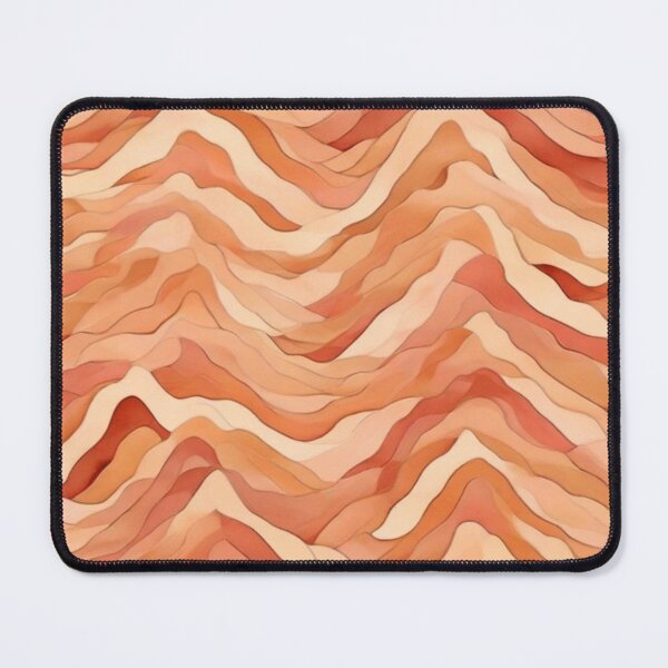 Item preview, Wave Pattern - Orange Mountain Wave ; Curved Line designed and sold by PatternInArt.