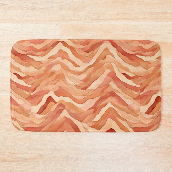 Item preview, Wave Pattern -  Orange Mountain Wave ; Curved Line designed and sold by PatternInArt.