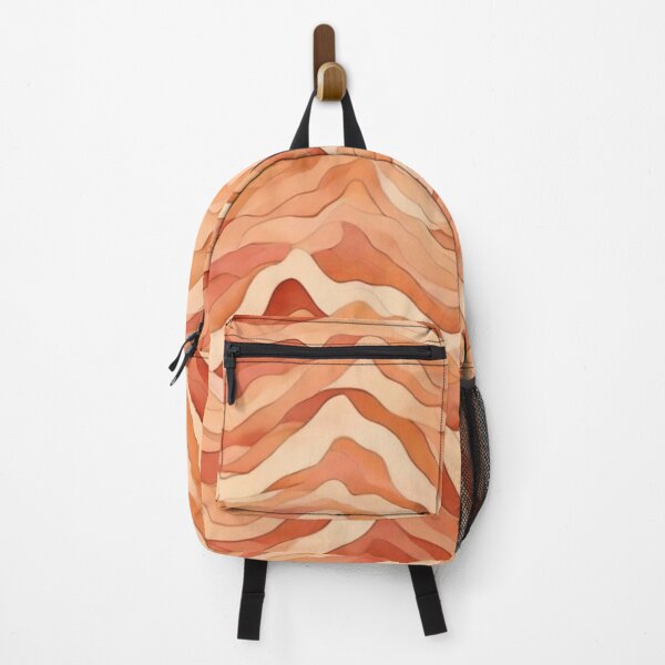 Item preview, Wave Pattern -  Orange Mountain Wave ; Curved Line designed and sold by PatternInArt.