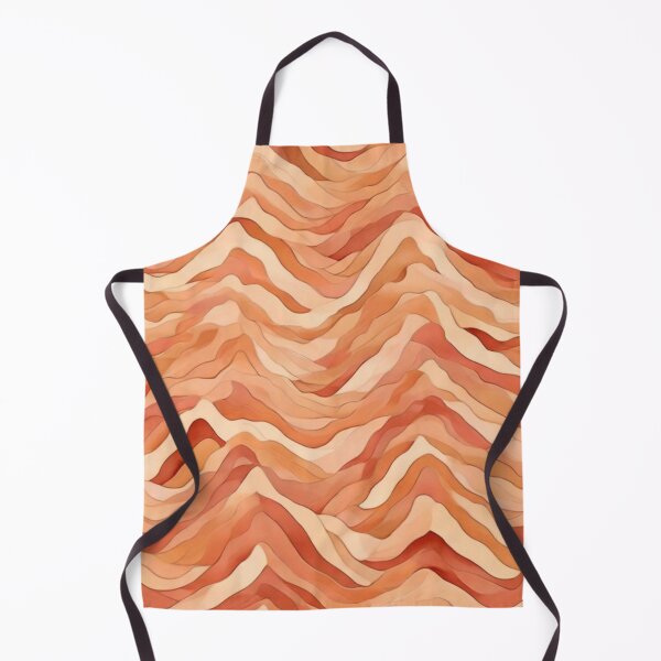 Item preview, Wave Pattern -  Orange Mountain Wave ; Curved Line designed and sold by PatternInArt.