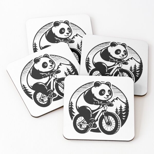 Item preview, MTB Trail Panda - Mountain Biking MTB lovers, explore and adventure designed and sold by MTBSkaterLoversTees.