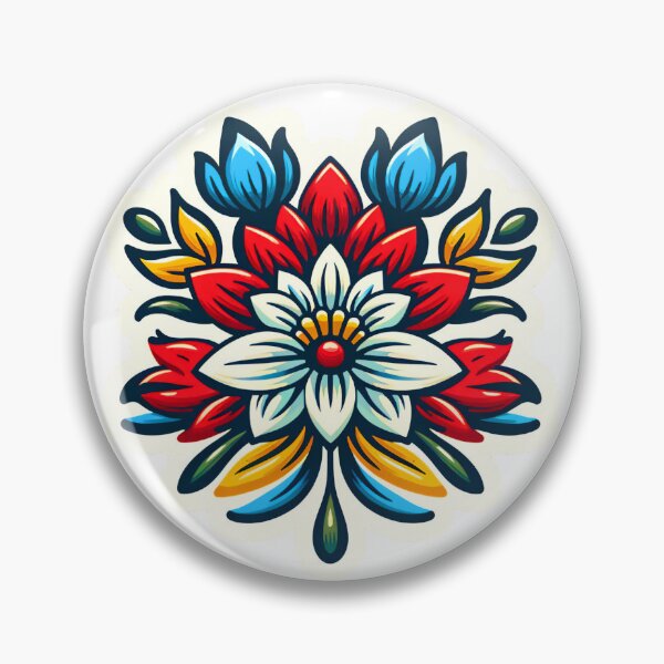 Item preview, Kashubian Flowers: A Fusion of Tulips, Lillies and Tradition designed and sold by DesignPoland.