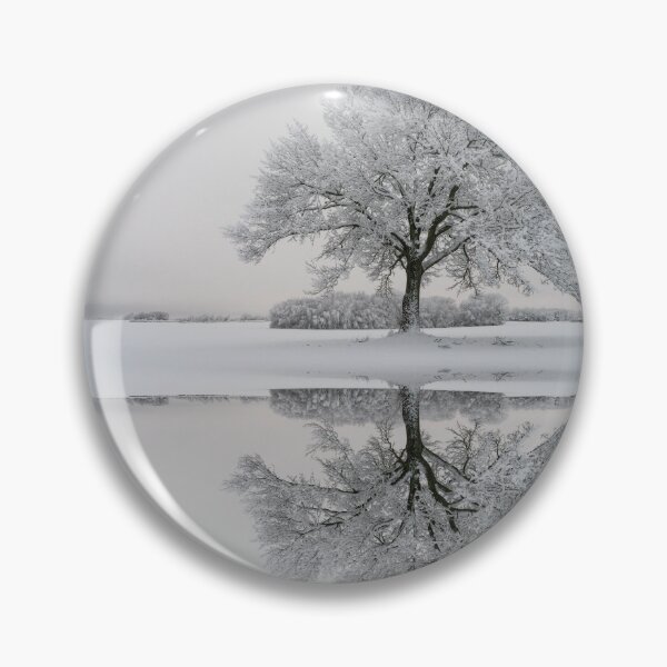 Item preview, Dawn By The Snow Covered Oak Mirrored designed and sold by mljdwhite.