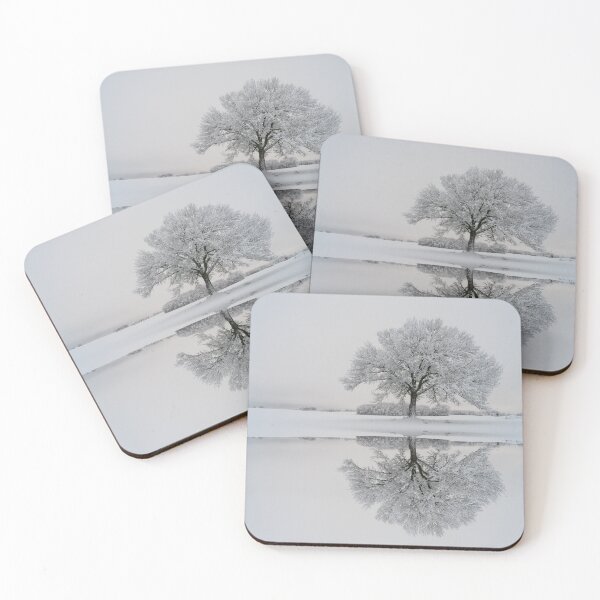 Item preview, Dawn By The Snow Covered Oak Mirrored designed and sold by mljdwhite.
