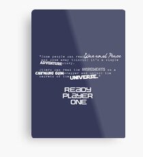 Ready Player One's Universe Metal Print