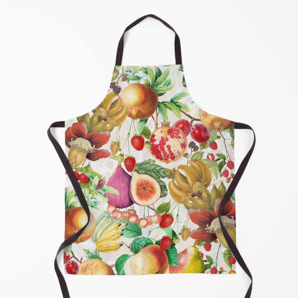 Item preview, Midnight Vintage Tropical Fruits Garden Pattern - white Nightgarden designed and sold by UtArt.