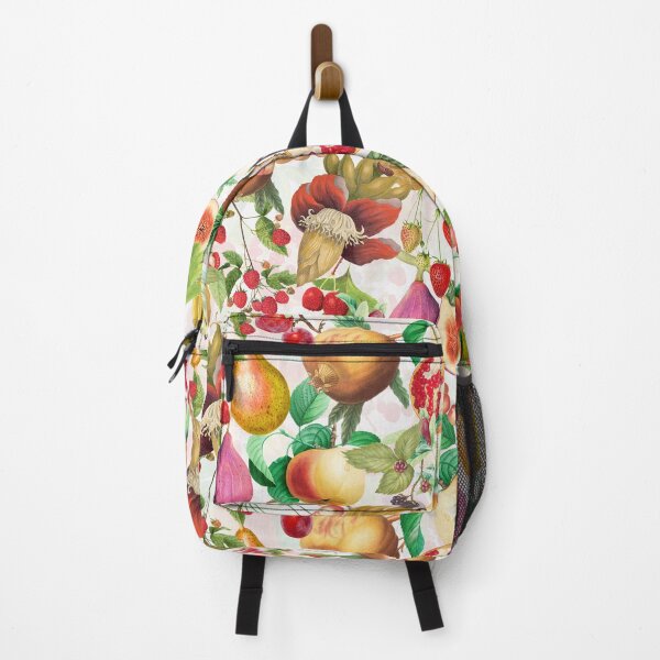 Item preview, Midnight Vintage Tropical Fruits Garden Pattern - white Nightgarden designed and sold by UtArt.