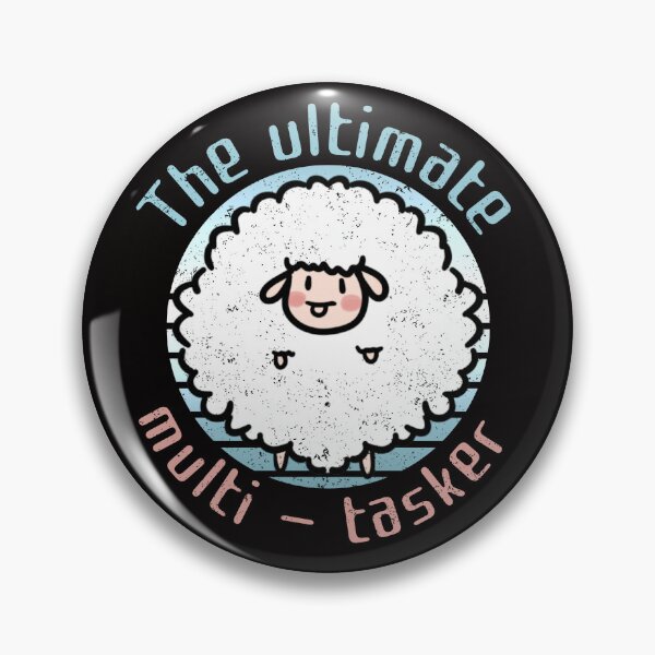 Item preview, Sheep Ultimate Multi - Tasker Sustainable Farming Distressed Vintage Funny  designed and sold by HelenGie.