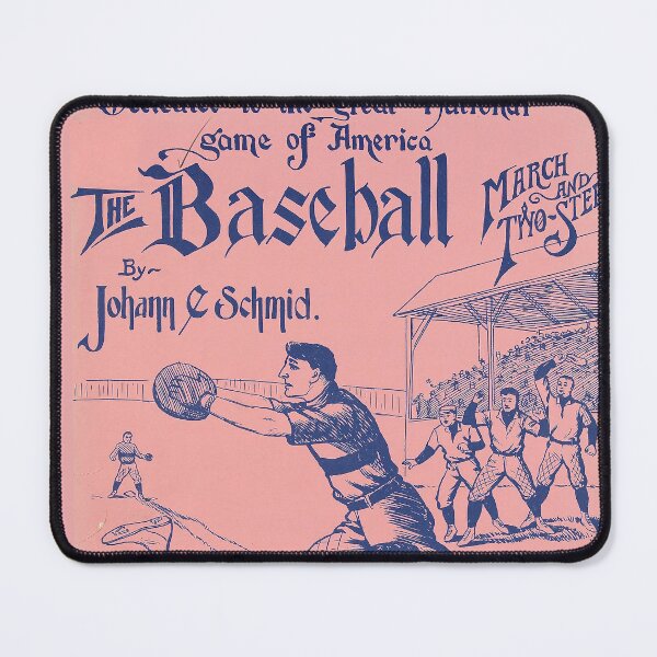 Item preview, The Baseball. Vintage Baseball Sheet Music cover. (Restored). HIGH DEFINITION designed and sold by MINDTHECHERRY.