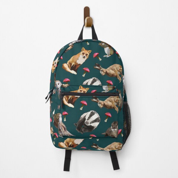 Item preview, Woodland Animals with mushrooms by BeeFoxTree designed and sold by BeeFoxTree.