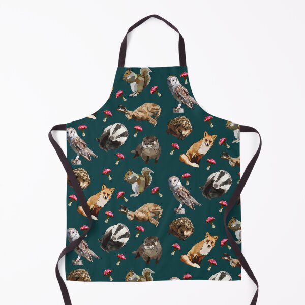 Item preview, Woodland Animals with mushrooms by BeeFoxTree designed and sold by BeeFoxTree.