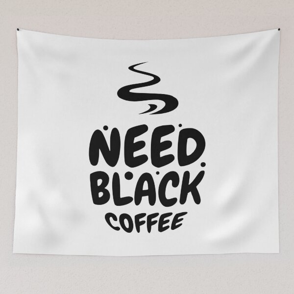Item preview, Black coffee lover designed and sold by Graphadora.