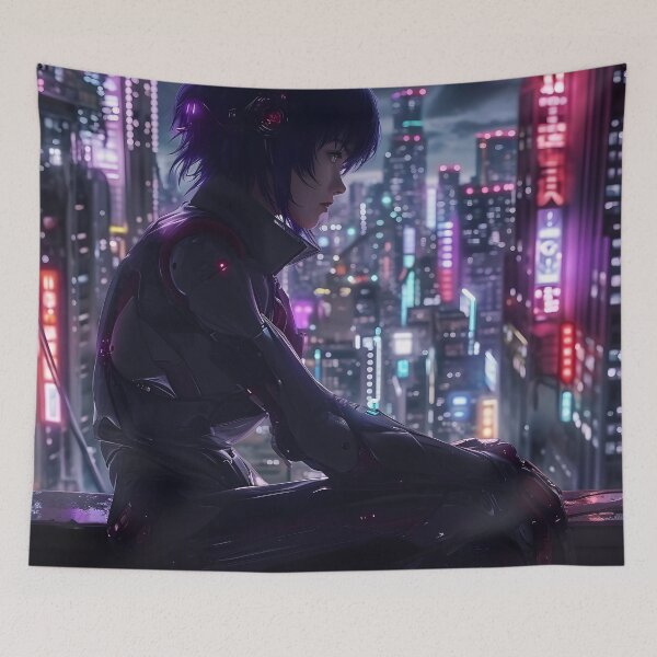 Item preview, Cybernetic Realms: Futuristic Espionage, AI Existence, and Anime-Manga Fusion designed and sold by InsaneLEDP1994.