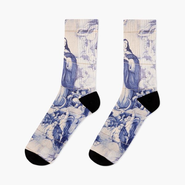 Item preview, Blue and White Ceramic Street Style Seville Vertical designed and sold by eddiebarronshop.