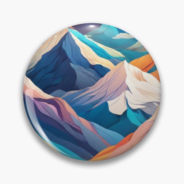 Item preview, Wave Pattern -  Colorful Mountain Wave ; Curved Line designed and sold by PatternInArt.