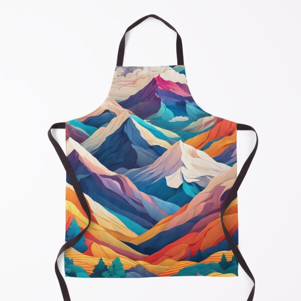 Item preview, Wave Pattern -  Colorful Mountain Wave ; Curved Line designed and sold by PatternInArt.