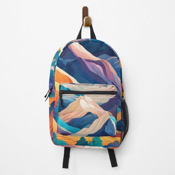 Item preview, Wave Pattern -  Colorful Mountain Wave ; Curved Line designed and sold by PatternInArt.