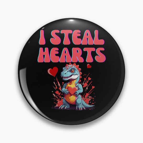 Item preview, I Steal Hearts - T-rex Baby Dinosaur Valentines Day designed and sold by smailjr.