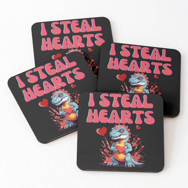 Item preview, I Steal Hearts - T-rex Baby Dinosaur Valentines Day designed and sold by smailjr.