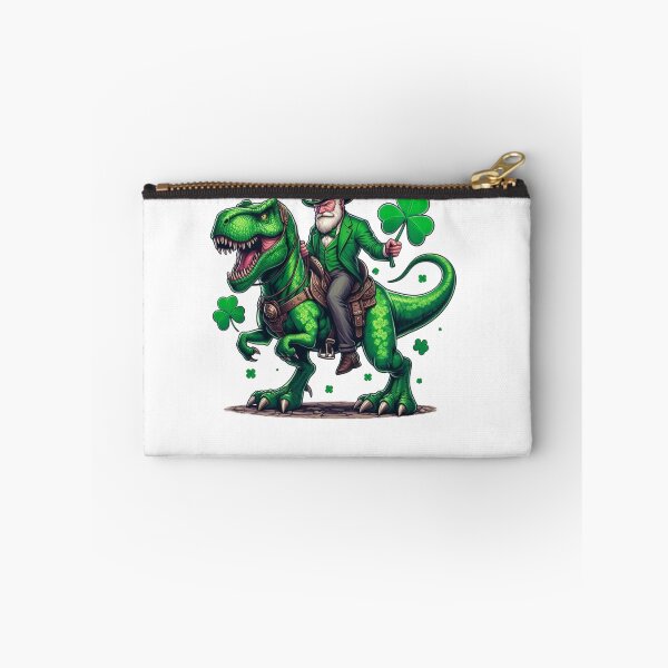 Aperçu de l'œuvre Saint Patrick T-Rex Day Saint Paddy's Day créée et vendue par GalaxyGraffiti.