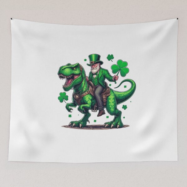 Item preview, Saint Patrick T-Rex Day Saint Paddy's Day designed and sold by GalaxyGraffiti.