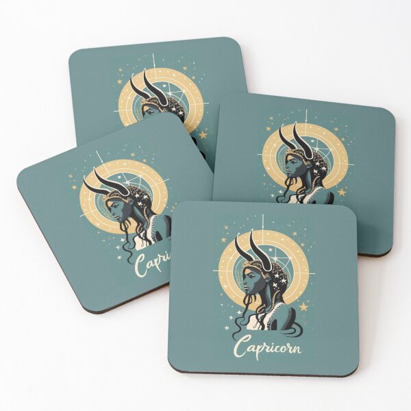 Item preview, capricorn constellation card designed and sold by Lunarweave.