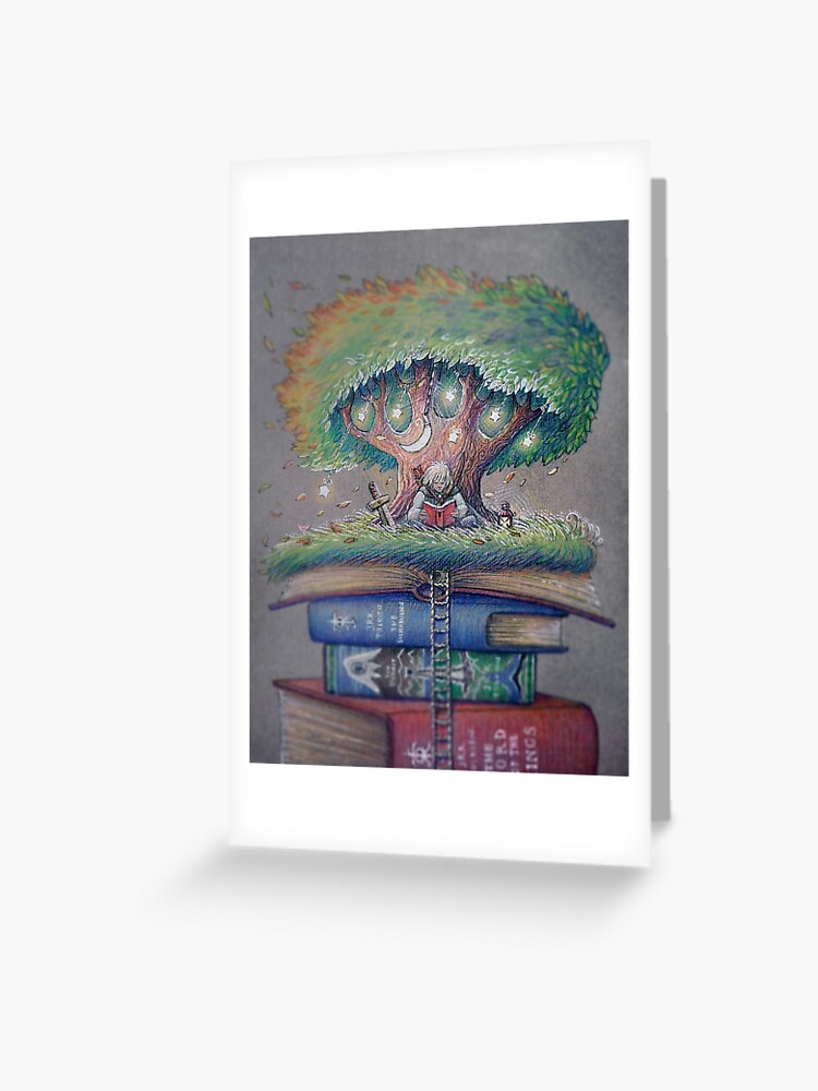 ILLUSTORY BOOK ELF Art Print for Sale by illustore