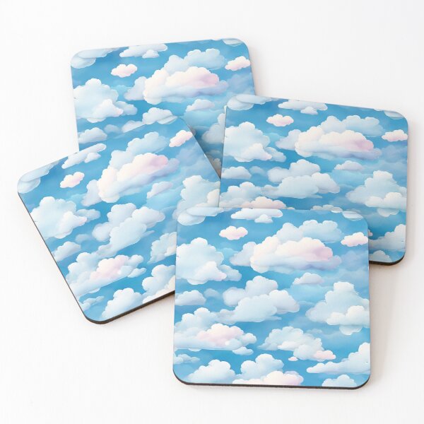 Item preview, Wave Pattern -  Blue Sky Wave ; Curved Line designed and sold by PatternInArt.