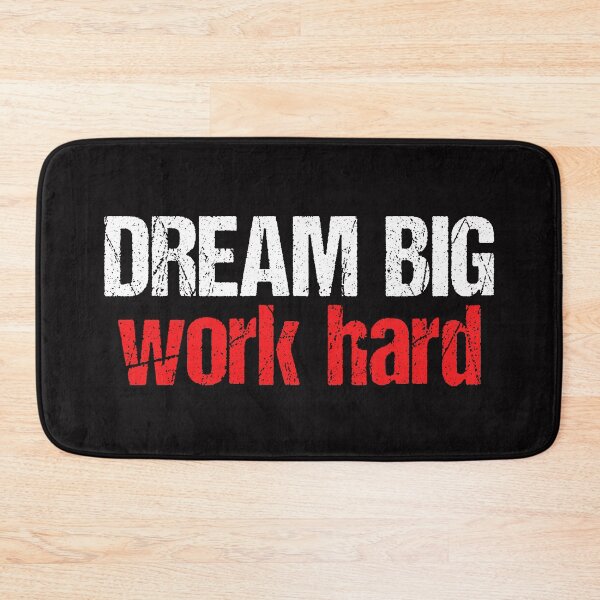 Item preview, dream big, work hard designed and sold by Aiyinyangart.