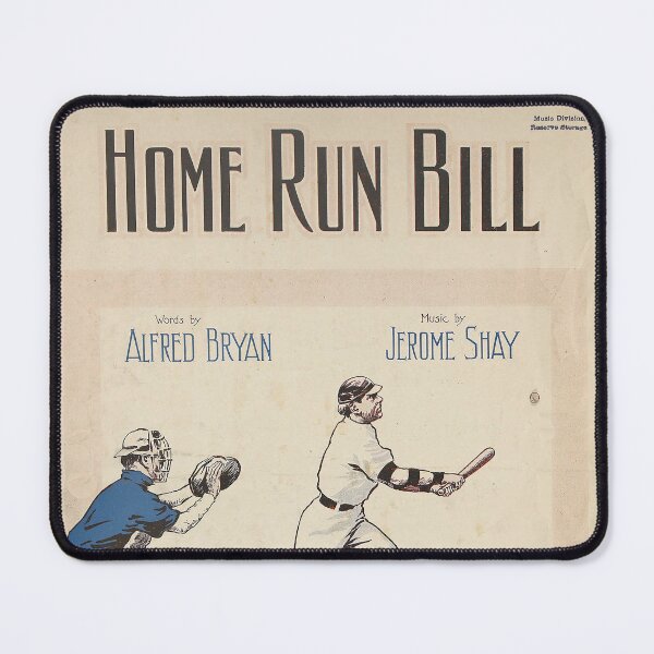 Item preview, Home Run Bill. Vintage Baseball Sheet Music cover. (Restored). HIGH DEFINITION designed and sold by MINDTHECHERRY.