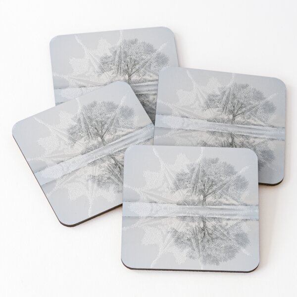 Item preview, Dawn By The Snow Covered Oak Snowflake designed and sold by mljdwhite.