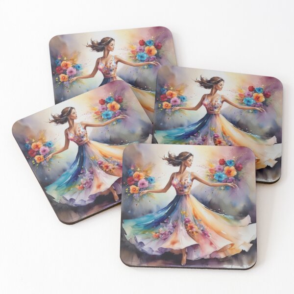Item preview, Title: "Dance of Colors: A Symphony in Motion" designed and sold by Especiallyforu.