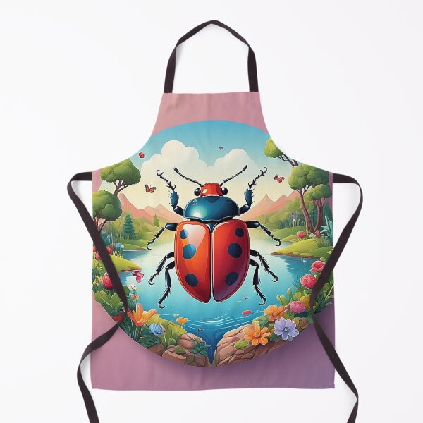 Item preview, Happy Ladybug: An Adventure at the Flower-Framed Lake designed and sold by Minpadesign.