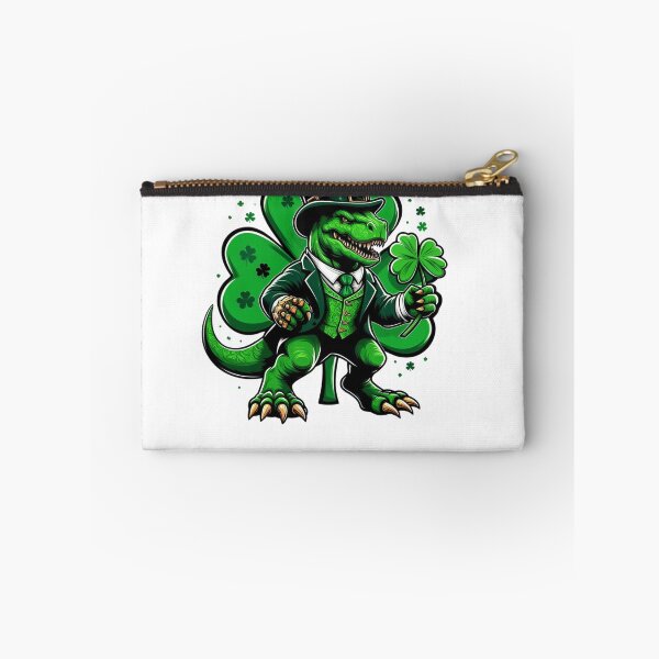 Aperçu de l'œuvre Saint Patrick T-Rex Day Saint Paddy's Day créée et vendue par GalaxyGraffiti.