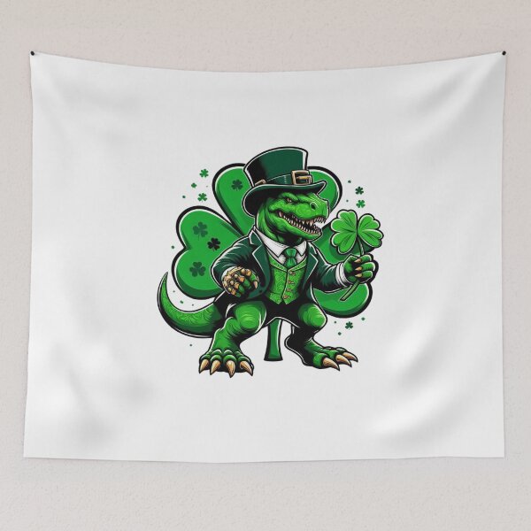 Item preview, Saint Patrick T-Rex Day Saint Paddy's Day designed and sold by GalaxyGraffiti.