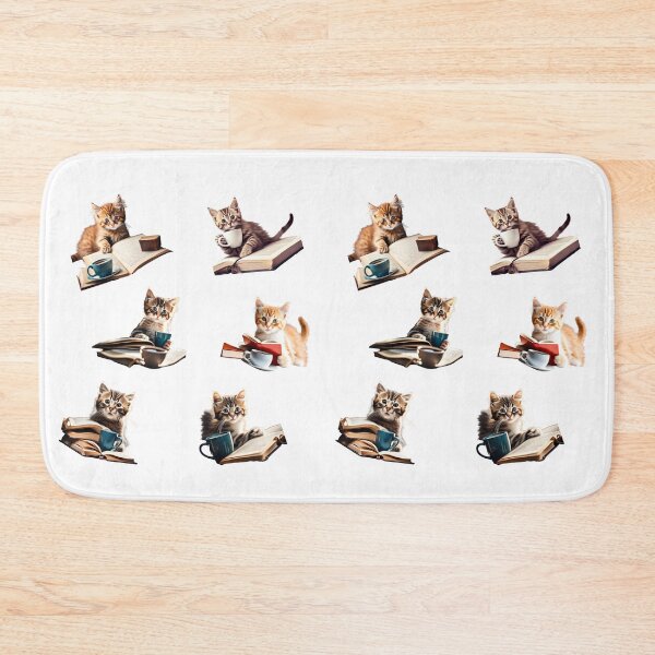 Item preview, Cat With Book Cute Cat Reading Book Funny Gifts For Cat Lovers Funny Gifts For Book Lovers Book Girly designed and sold by MatthewViews.