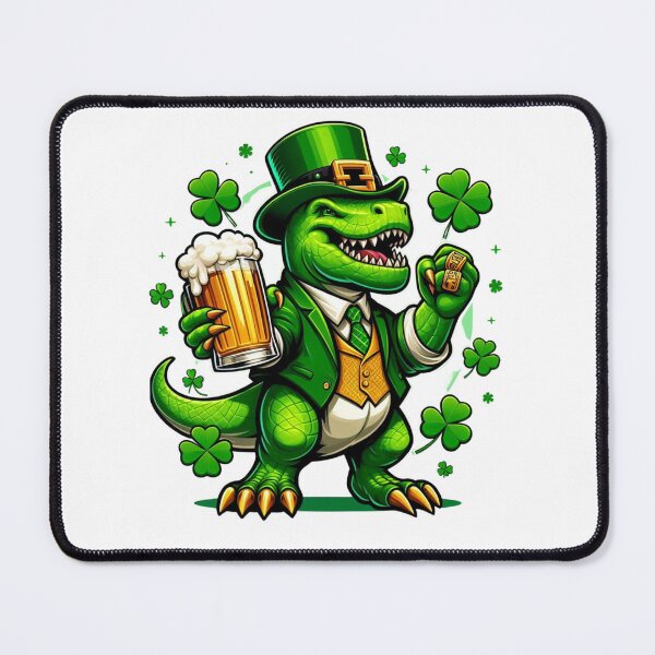 Item preview, Saint Patrick T-Rex Day Saint Paddy's Day designed and sold by GalaxyGraffiti.
