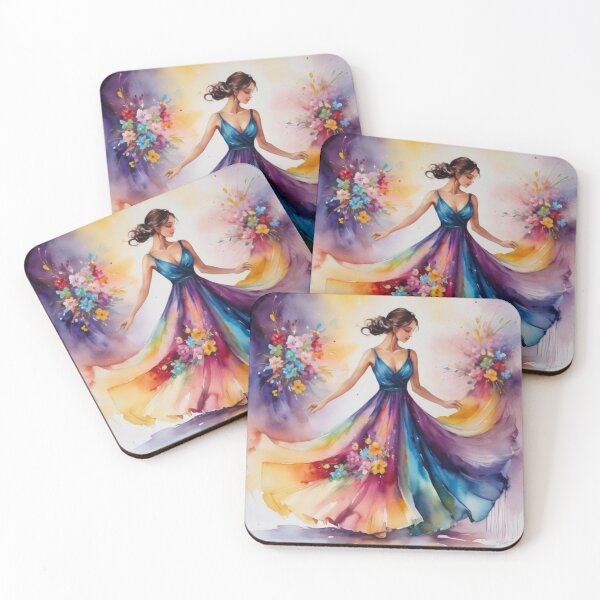 Item preview, Title: "Dance of Colors: A Symphony in Motion" designed and sold by Especiallyforu.